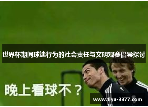 世界杯期间球迷行为的社会责任与文明观赛倡导探讨