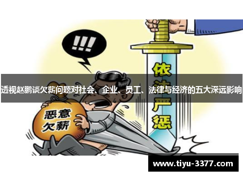 透视赵鹏谈欠薪问题对社会、企业、员工、法律与经济的五大深远影响
