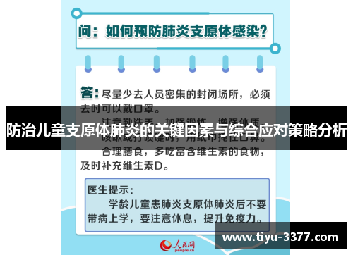 防治儿童支原体肺炎的关键因素与综合应对策略分析
